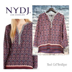NYDJ | Cardinal Floral Print Career Wear Blouse